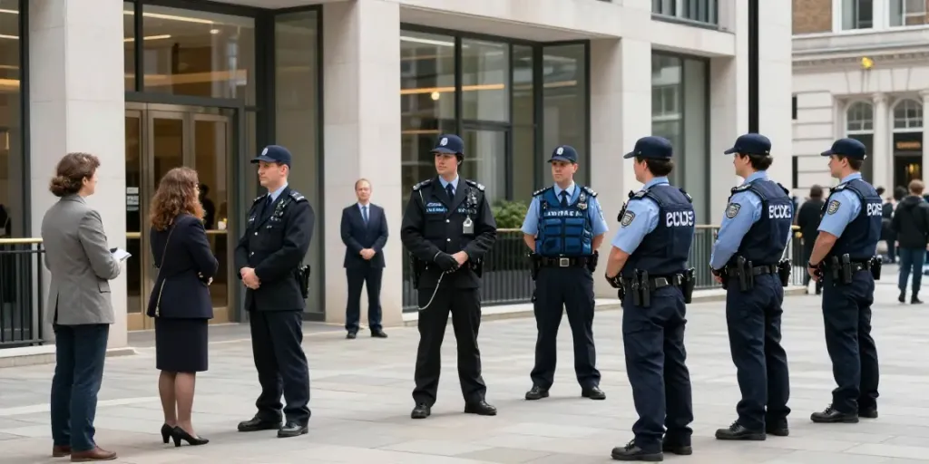 Security Company team providing reliable professional services in London.