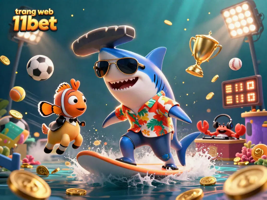 Experience the thrill of betting at trang web 11bet with a vibrant underwater casino scene.