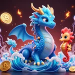 Join the thrilling world of 8eee with a vibrant 3D illustration showcasing a dynamic aquatic theme.