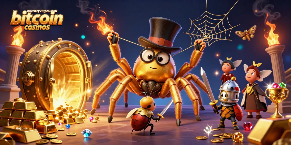 Experience exciting gameplay at au.crazyvegas.com bitcoin casinos with vivid characters and golden treasures.