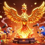Win big with onbet's vibrant 3D scene filled with golden opportunities and gaming excitement.