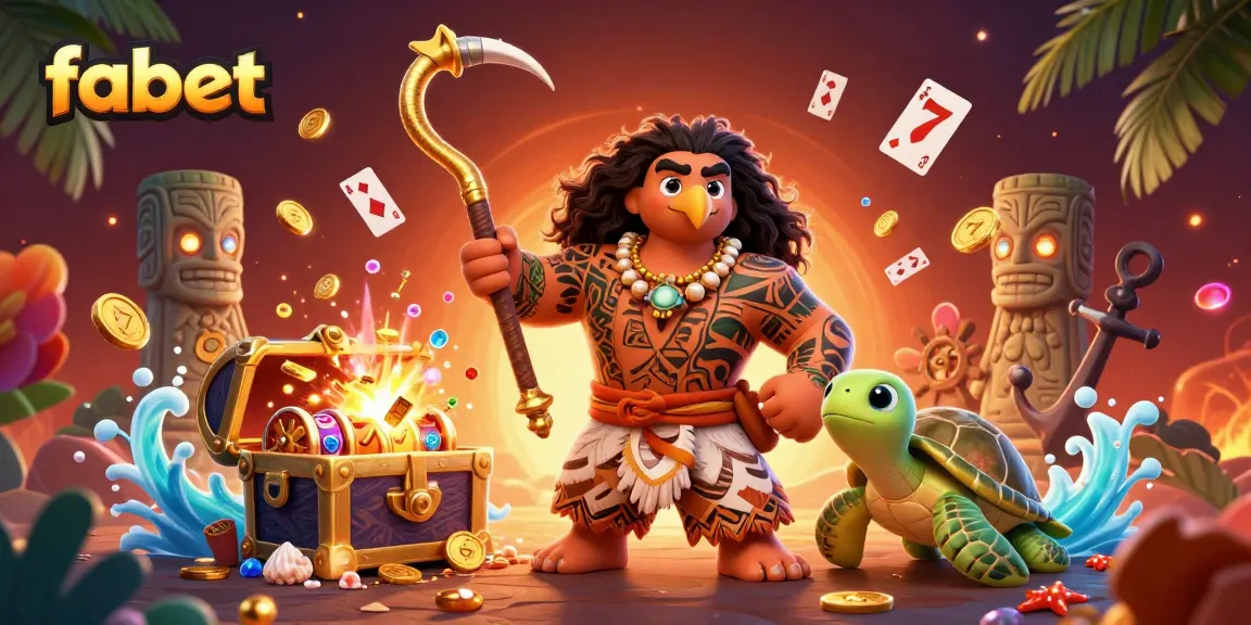 Join the adventure at fabet with a vibrant 3D illustration featuring a demigod hawk among golden treasures.