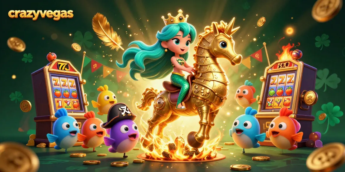 Experience exciting gameplay with crazyvegas, featuring vibrant slot symbols and sparkling elements.