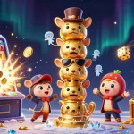 Experience thrilling jackpots at man88 with vibrant totem characters and dynamic slot machine action!