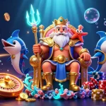 Experience the thrill of winning with 11win at this captivating underwater casino scene.