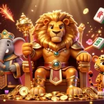 Engage in thrilling casino adventures with 11win’s vibrant illustration of luck and excitement.